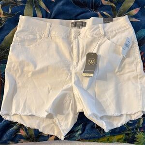 Wit & Wisdom White Jean Shorts